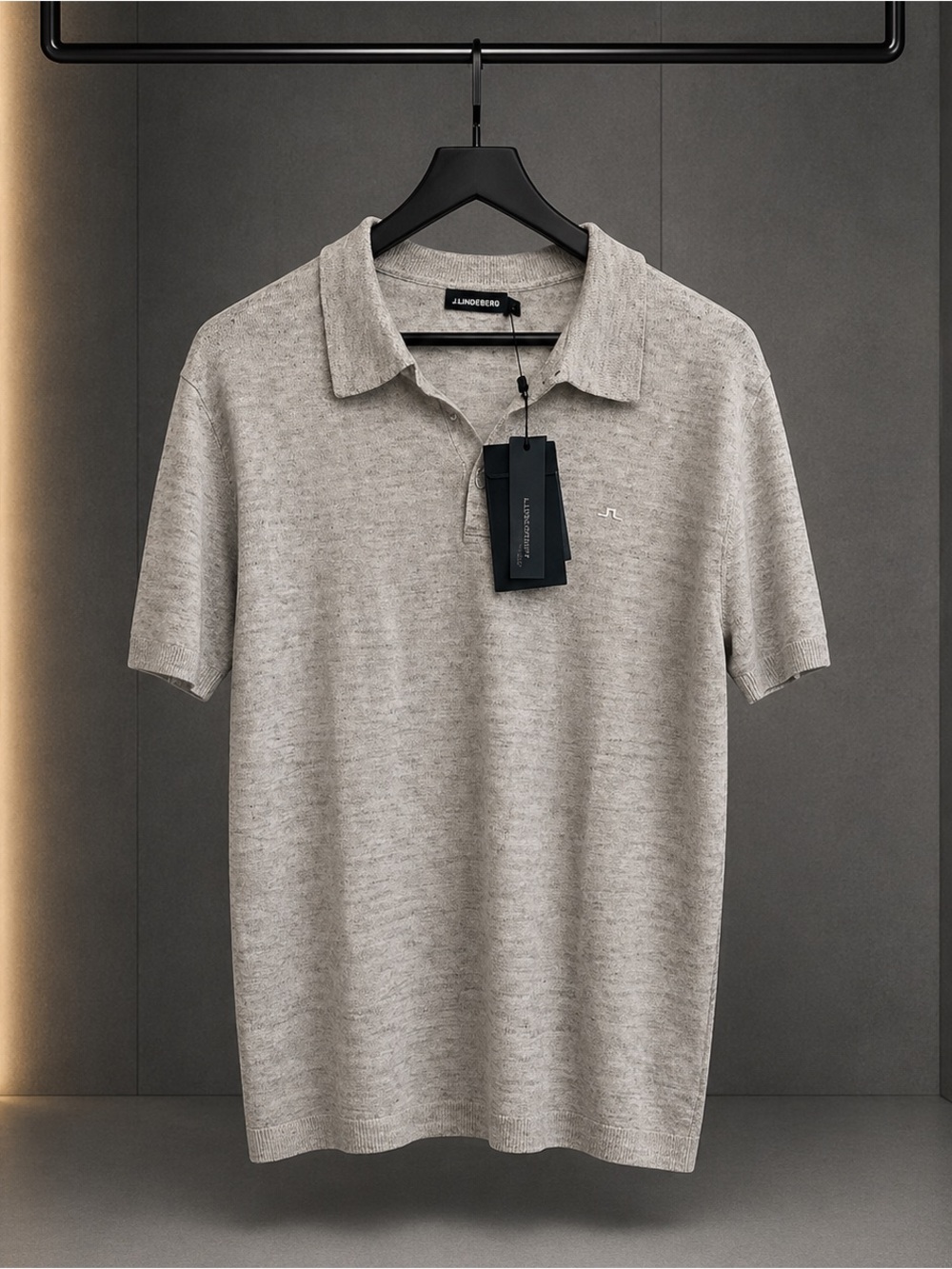NWT: J.Lindeberg Ridge Linen Merino Golf Polo Size XL